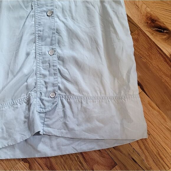 CASLON Pop Over Light-wash Chambray Shirtdress - Picture 2 of 10